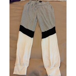 Zelos  joggers Women's pants Size Medium Black , white, and gray.